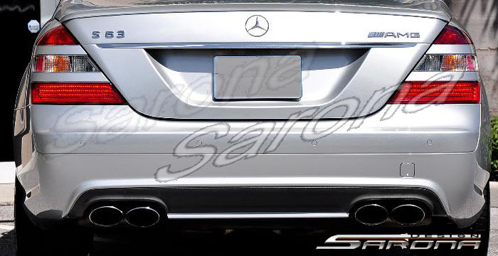 Custom Mercedes S Class Rear Bumper  Sedan (2007 - 2013) - $690.00 (Part #MB-001-RB)